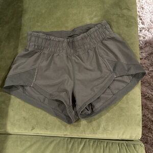 lululemon athletica Dark Olive Athletic Shorts